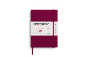 LEUCHTTURM WEEKLY PLANNER 2026 & NB B5 HC 12 MONTHS PORT RED 372644